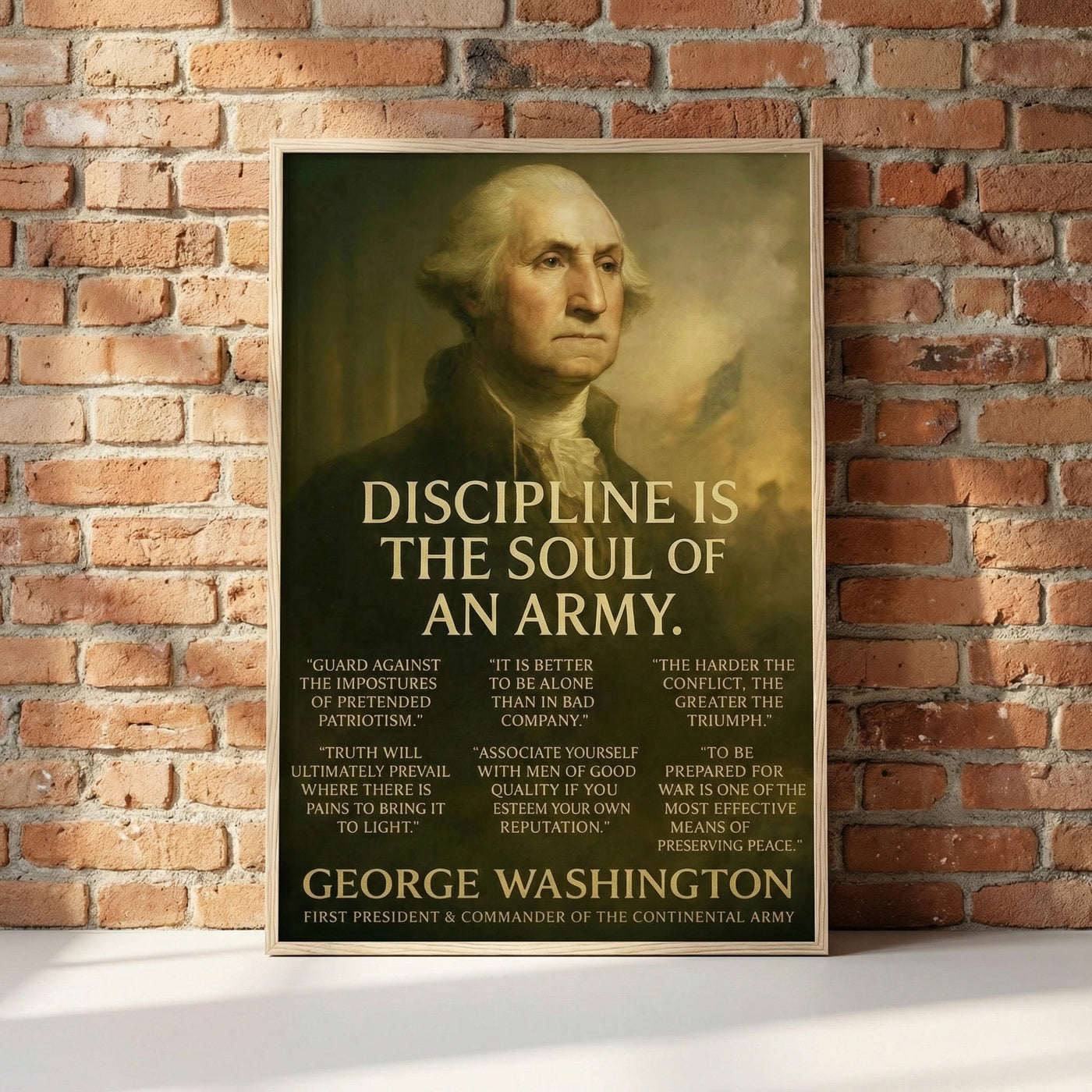 George Washington - Father of a Nation — premium American wall art 2 | Canvas of America