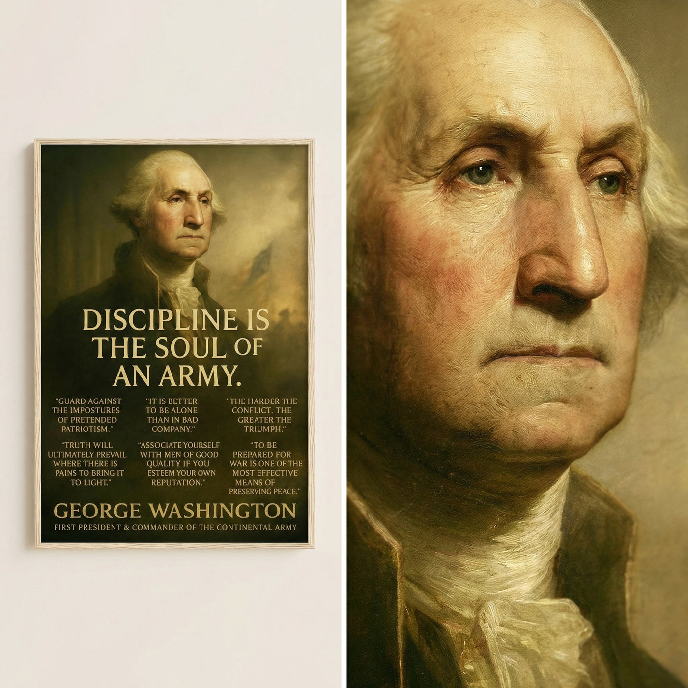 George Washington - Father of a Nation — premium American wall art 3 | Canvas of America