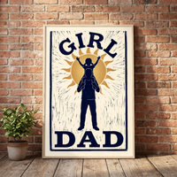 Girl Dad — premium American wall art | Canvas of America