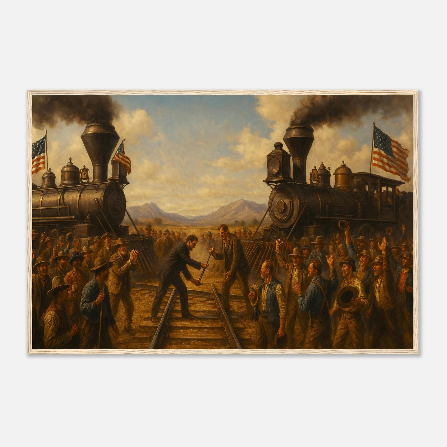 Golden Spike – Canvas Art Print | Canvas of America
