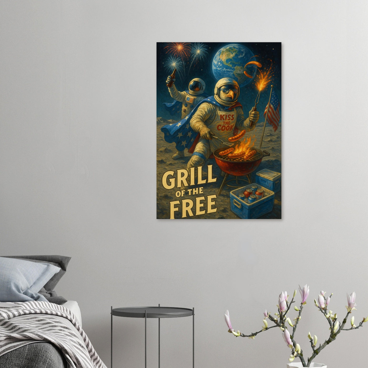 Grill of the Free – Canvas Art Print | Canvas of America
