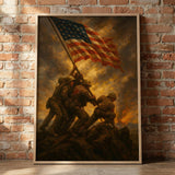 Iwo Jima Conquest — premium American wall art 2 | Canvas of America
