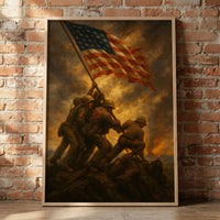 Iwo Jima Conquest — premium American wall art 2 | Canvas of America