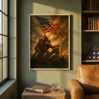Iwo Jima Conquest — premium American wall art 3 | Canvas of America