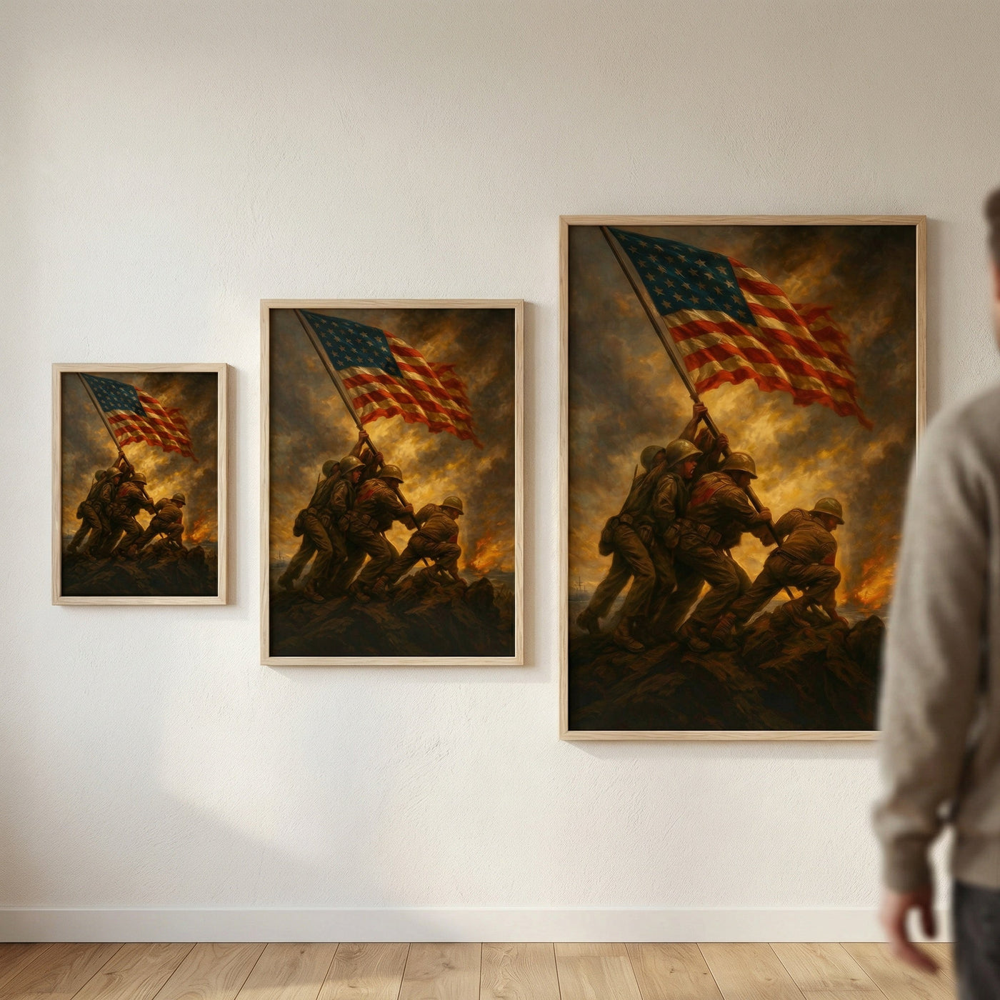 Iwo Jima Conquest — premium American wall art 5 | Canvas of America