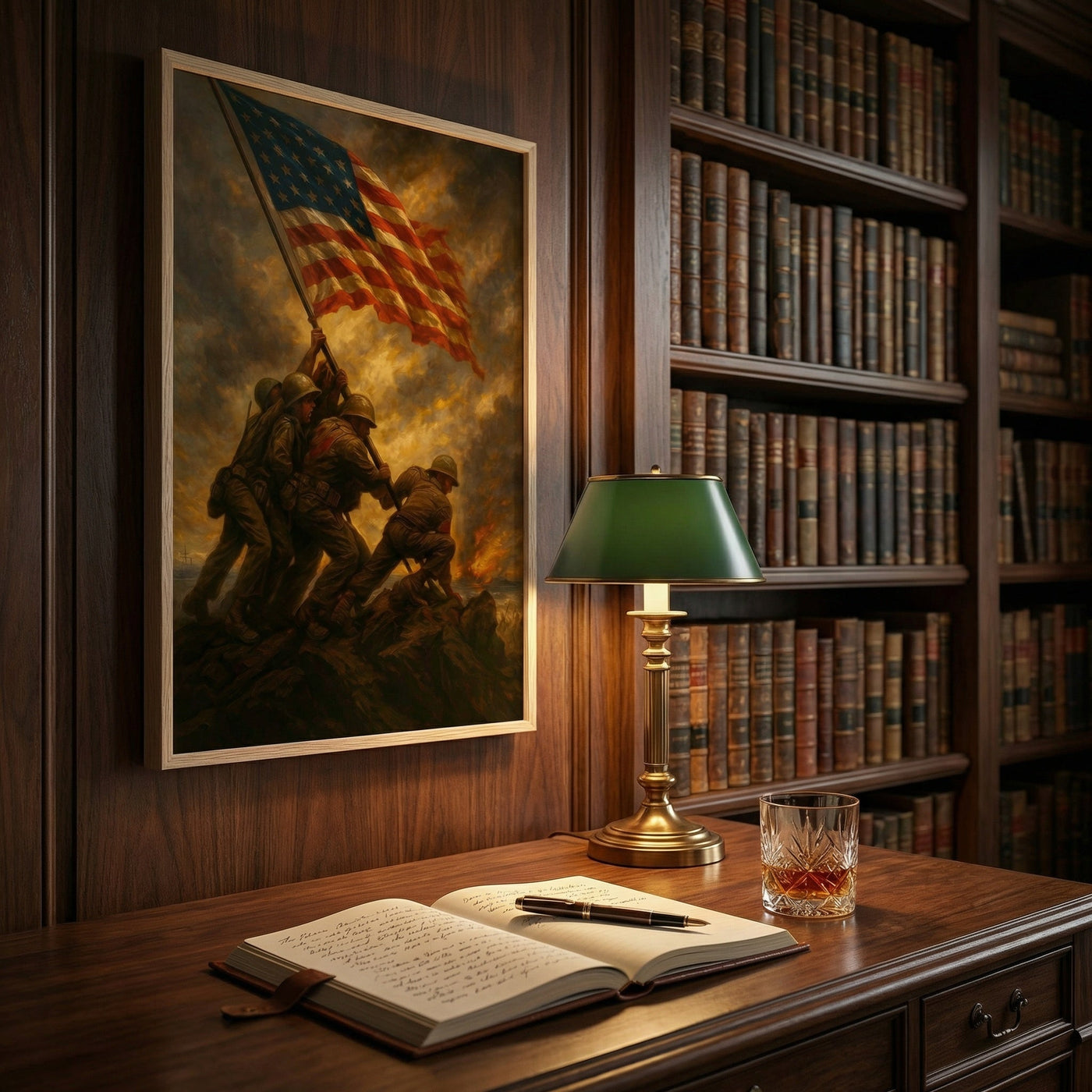 Iwo Jima Conquest — premium American wall art 8 | Canvas of America