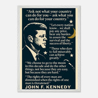 JFK - Words that Moved a Nation – Canvas Art Print | Canvas of America