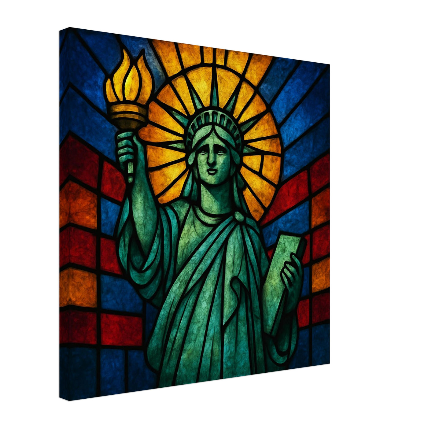 Lady Liberty under God – Canvas Art Print | Canvas of America