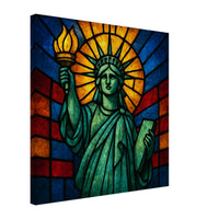 Lady Liberty under God – Canvas Art Print | Canvas of America