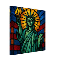 Lady Liberty under God – Canvas Art Print | Canvas of America