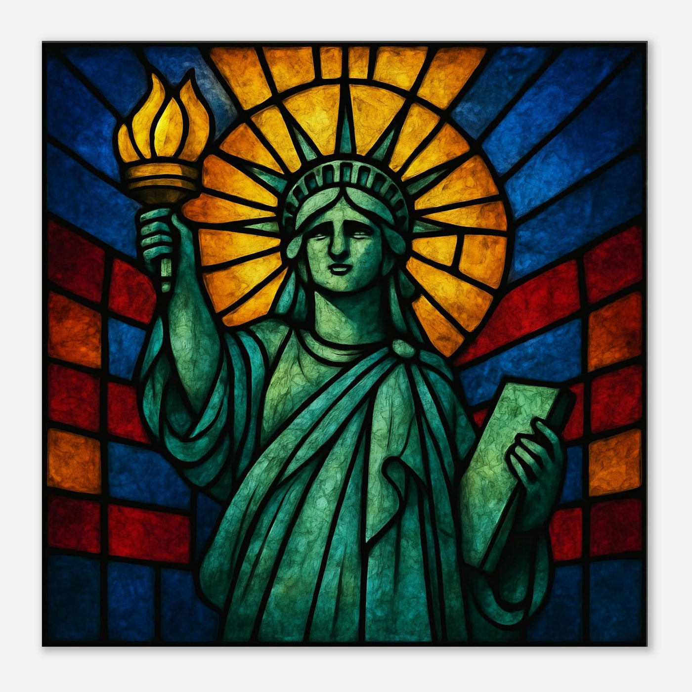 Lady Liberty under God – Canvas Art Print | Canvas of America