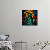 Lady Liberty under God – Canvas Art Print | Canvas of America
