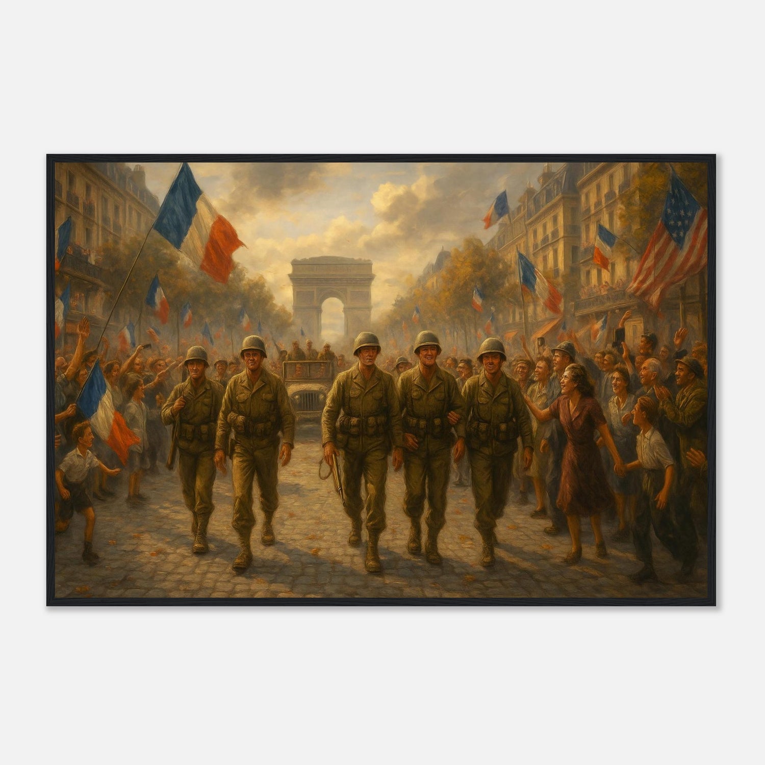 Liberation of Paris – Canvas Art Print | Canvas of America