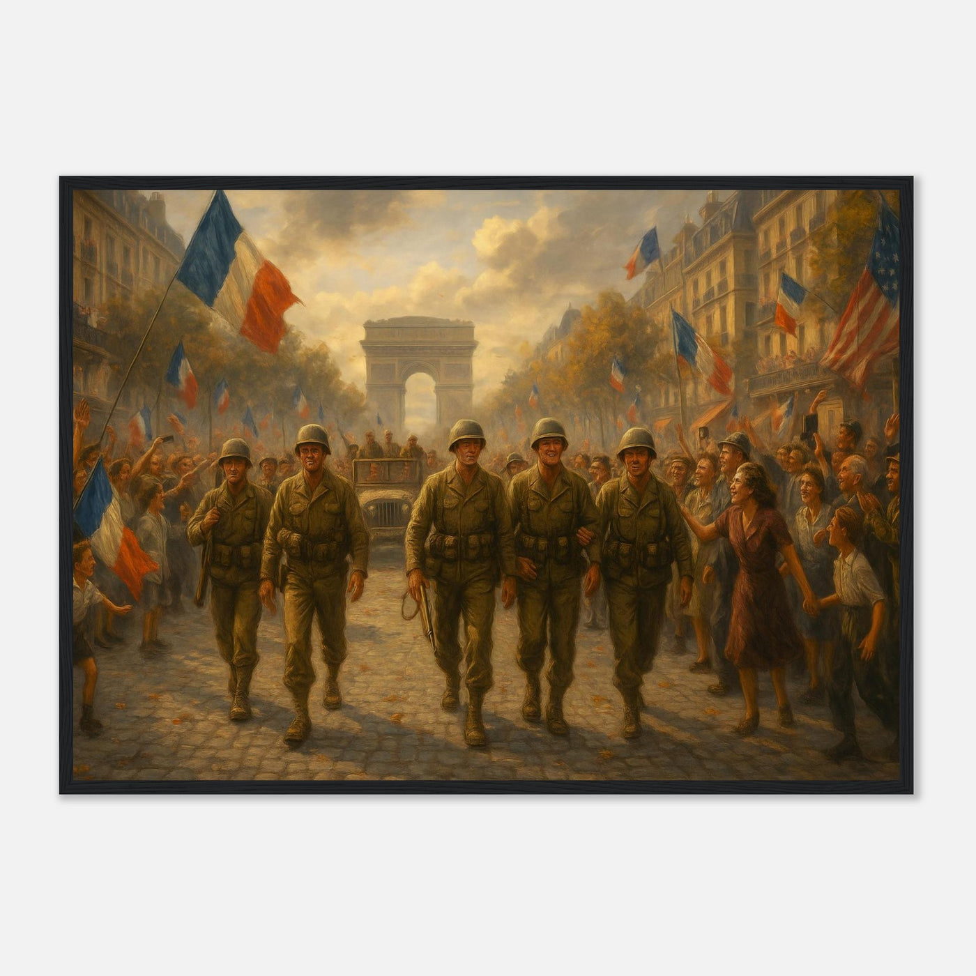 Liberation of Paris – Canvas Art Print | Canvas of America