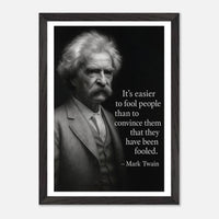 Mark Twain - Easier to Fool – Canvas Art Print | Canvas of America