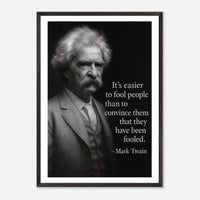 Mark Twain - Easier to Fool – Canvas Art Print | Canvas of America