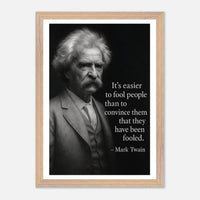 Mark Twain - Easier to Fool – Canvas Art Print | Canvas of America