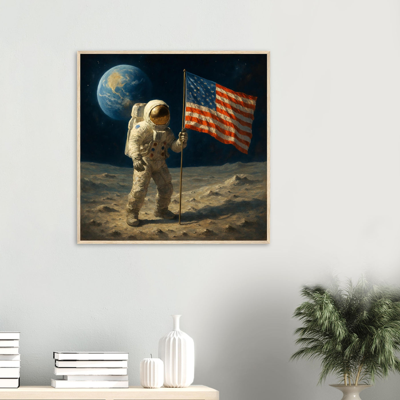 Moon Landing – Canvas Art Print | Canvas of America