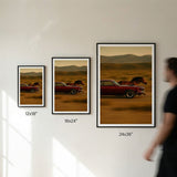 Mustang v. Mustang — premium American wall art 4 | Canvas of America