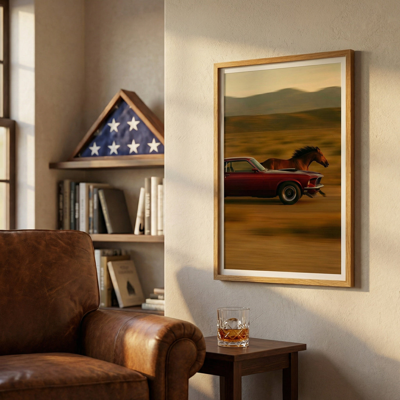 Mustang v. Mustang — premium American wall art 5 | Canvas of America
