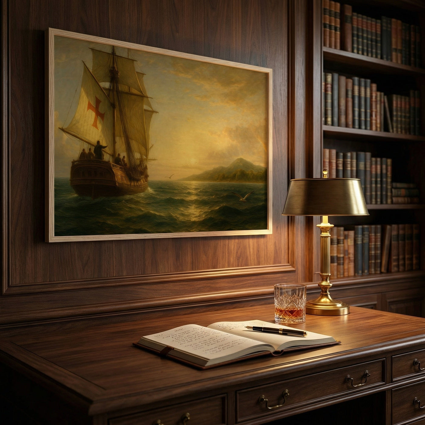 New World on the Horizon — premium American wall art 2 | Canvas of America