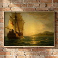 New World on the Horizon — premium American wall art 3 | Canvas of America