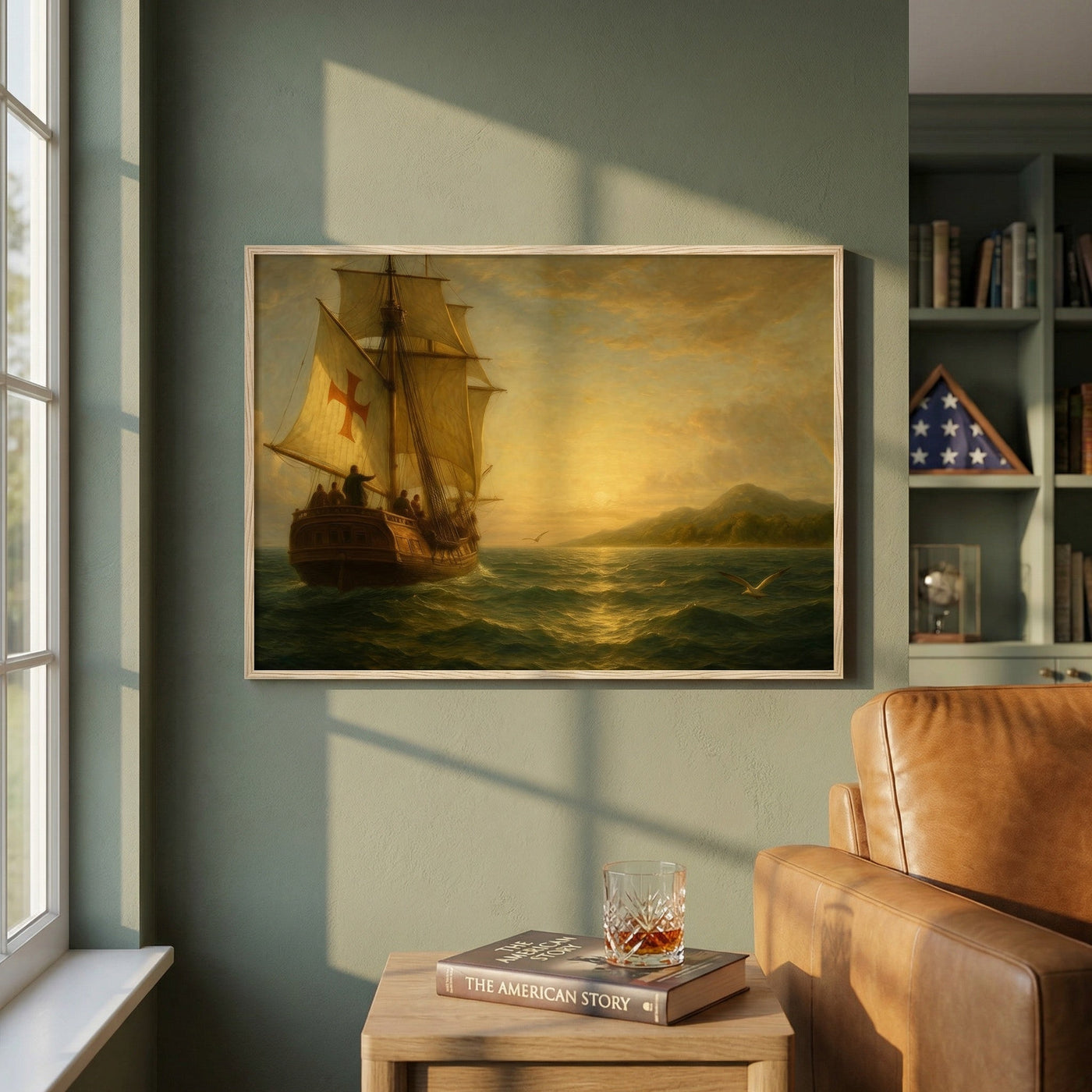 New World on the Horizon — premium American wall art 4 | Canvas of America