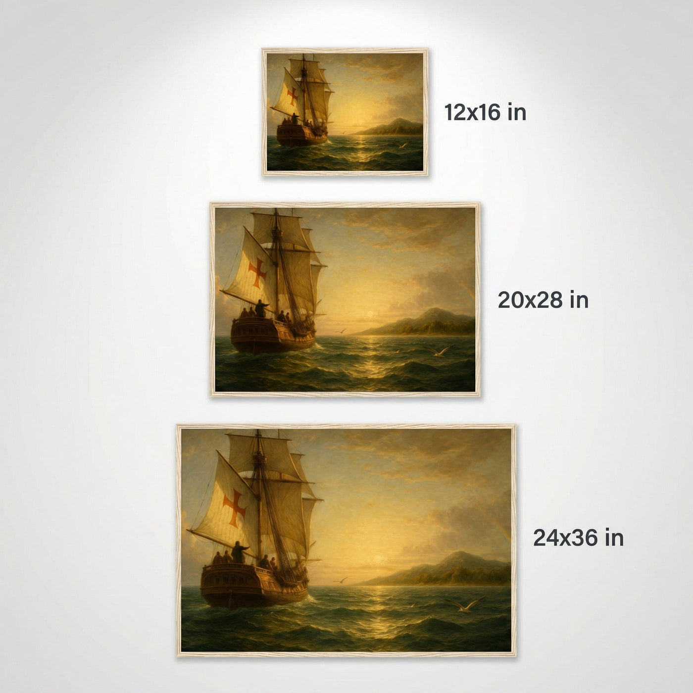New World on the Horizon — premium American wall art 7 | Canvas of America