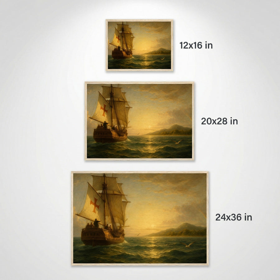 New World on the Horizon — premium American wall art 7 | Canvas of America