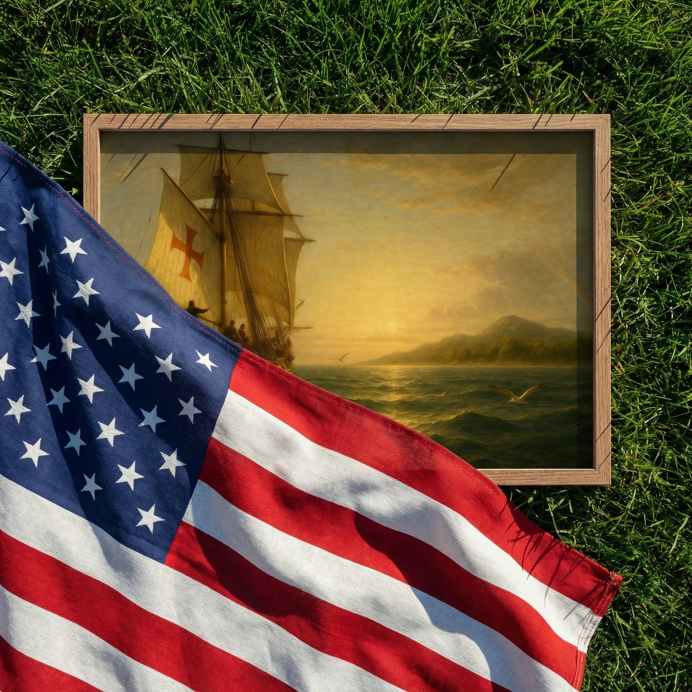New World on the Horizon — premium American wall art 8 | Canvas of America