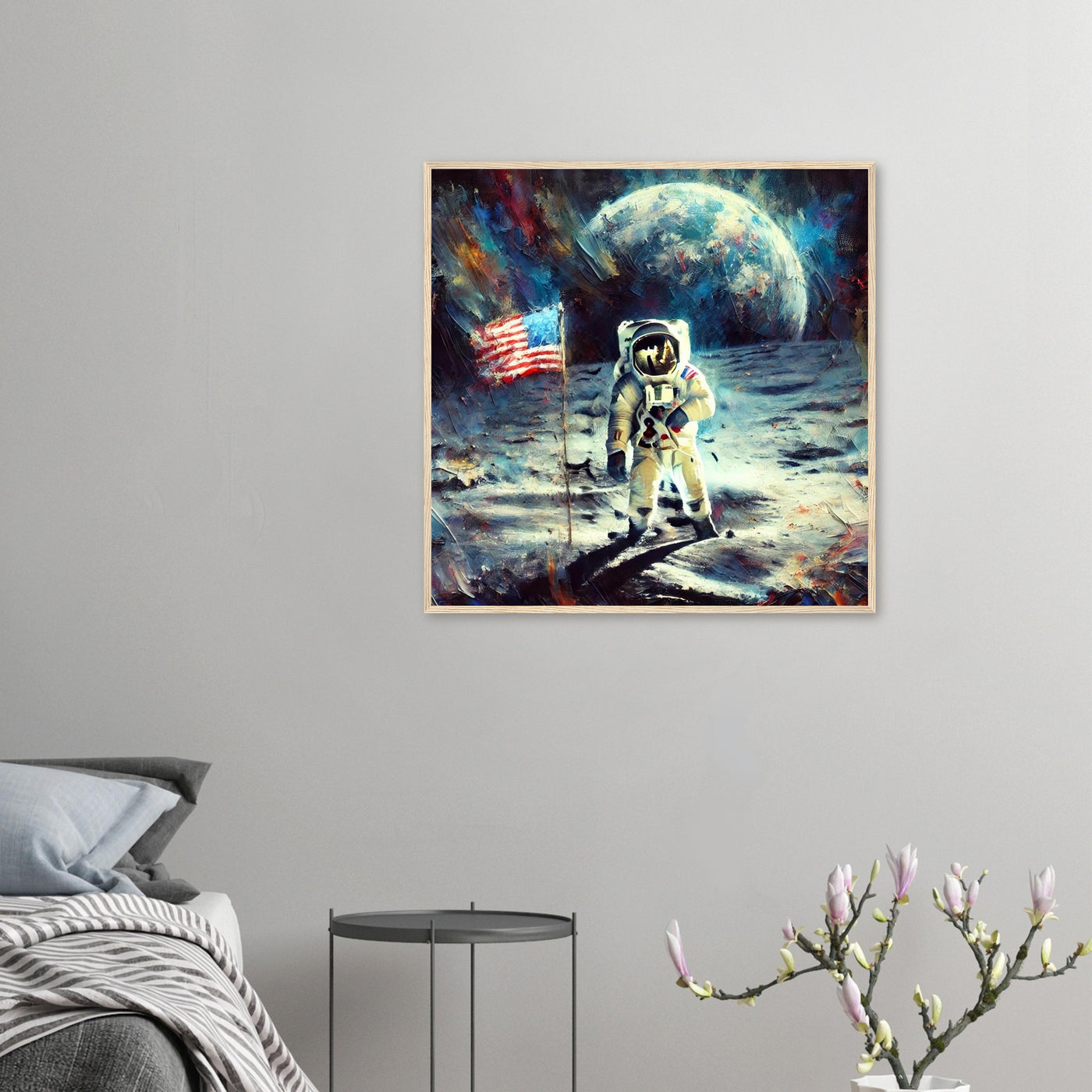 One Giant Leap for Mankind – Canvas Art Print | Canvas of America