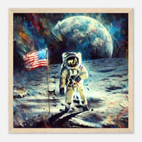 One Giant Leap for Mankind – Canvas Art Print | Canvas of America