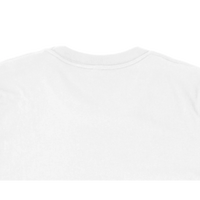 Patriots T-Shirt - Stand Proud — T-shirt of a white t-shirt with a saluting soldier and flag graphic reading Stand Proud America Strong