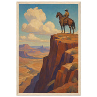 Rider on the Range — Wood frame