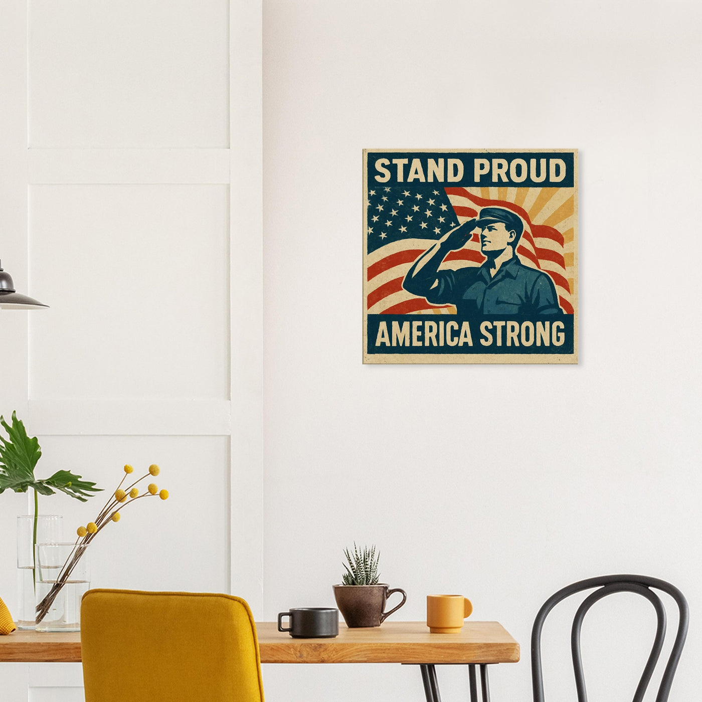 Stand Proud - America Strong – Canvas Art Print | Canvas of America