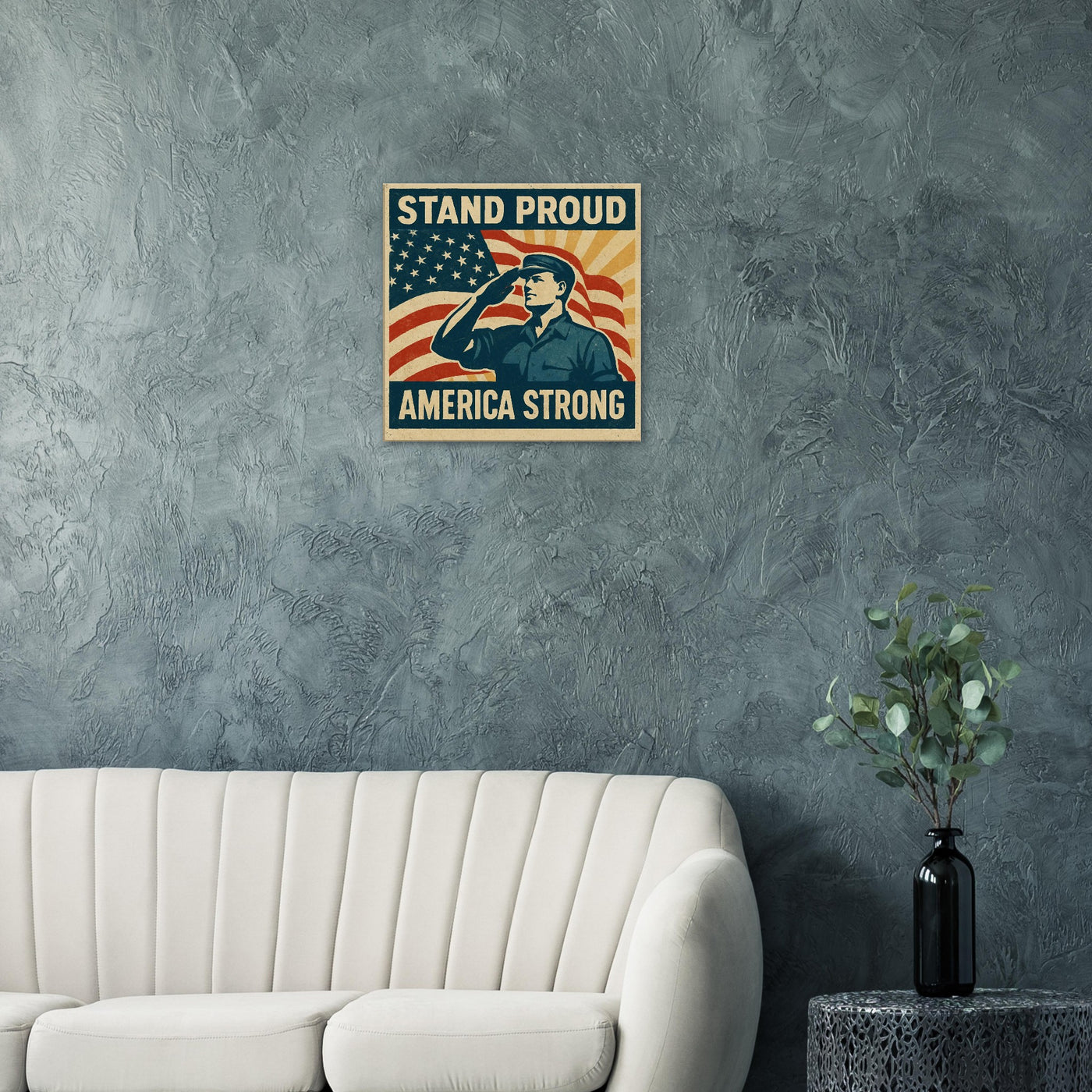 Stand Proud - America Strong – Canvas Art Print | Canvas of America