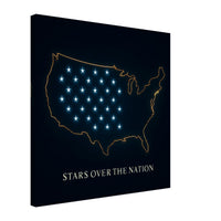 Stars over the Nation – Canvas Art Print | Canvas of America