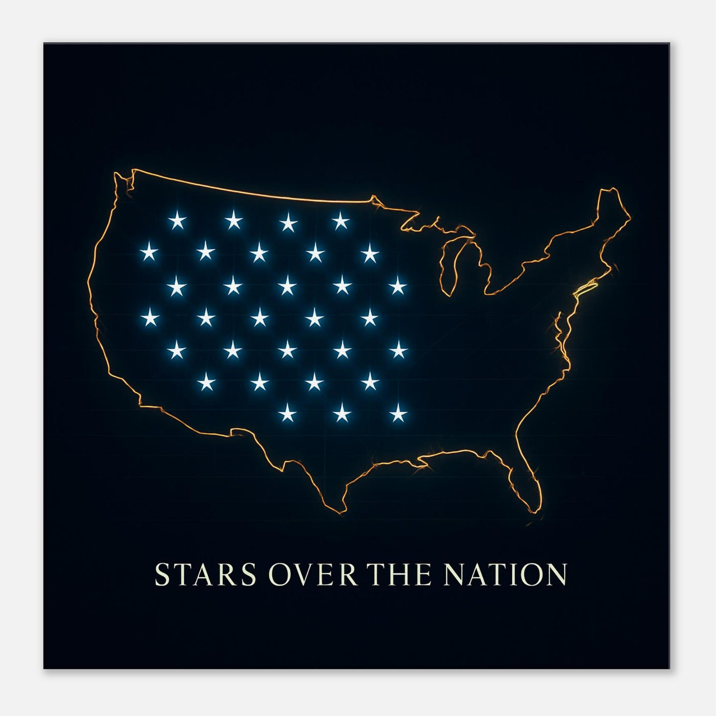 Stars over the Nation – Canvas Art Print | Canvas of America
