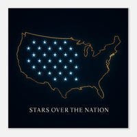 Stars over the Nation – Canvas Art Print | Canvas of America