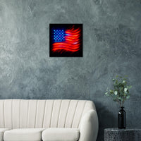 Stars & Striped Neon – Canvas Art Print | Canvas of America