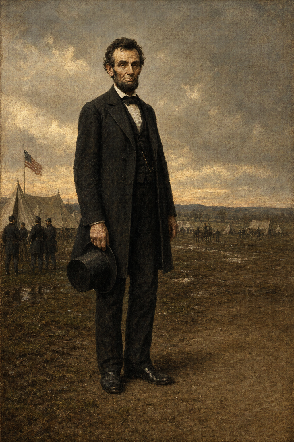 Abraham Lincoln — Commander in Chief - detail of the artwork