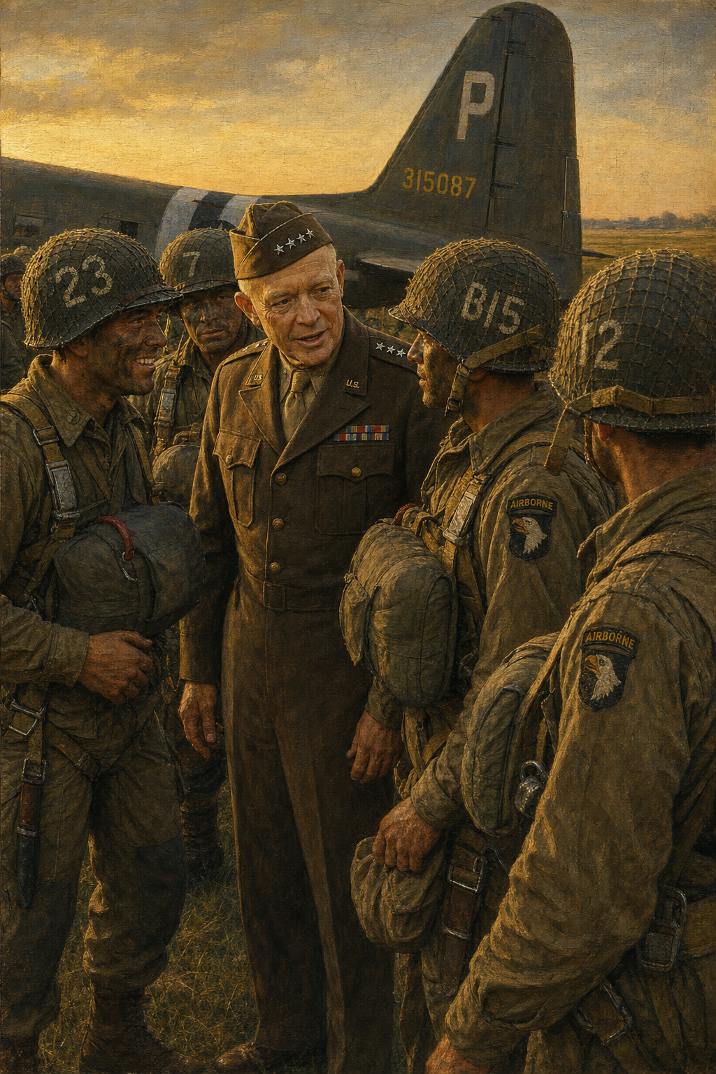 Dwight D. Eisenhower — Supreme Commander - detail of the artwork