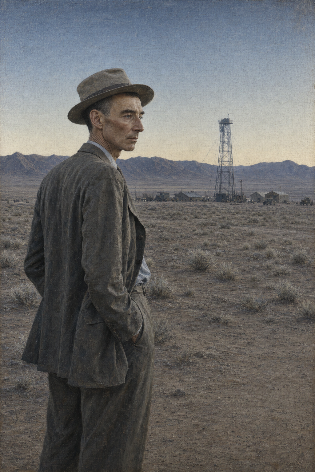 J. Robert Oppenheimer — Los Alamos - detail of the artwork