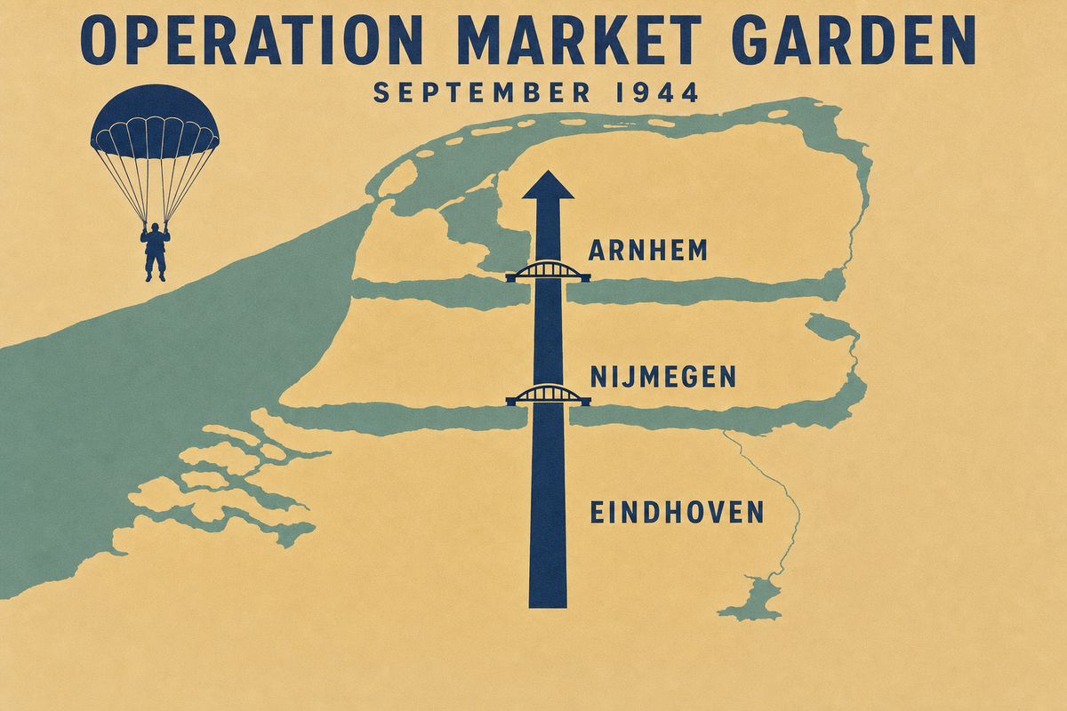 Market Garden — Minimalist - detail of the artwork