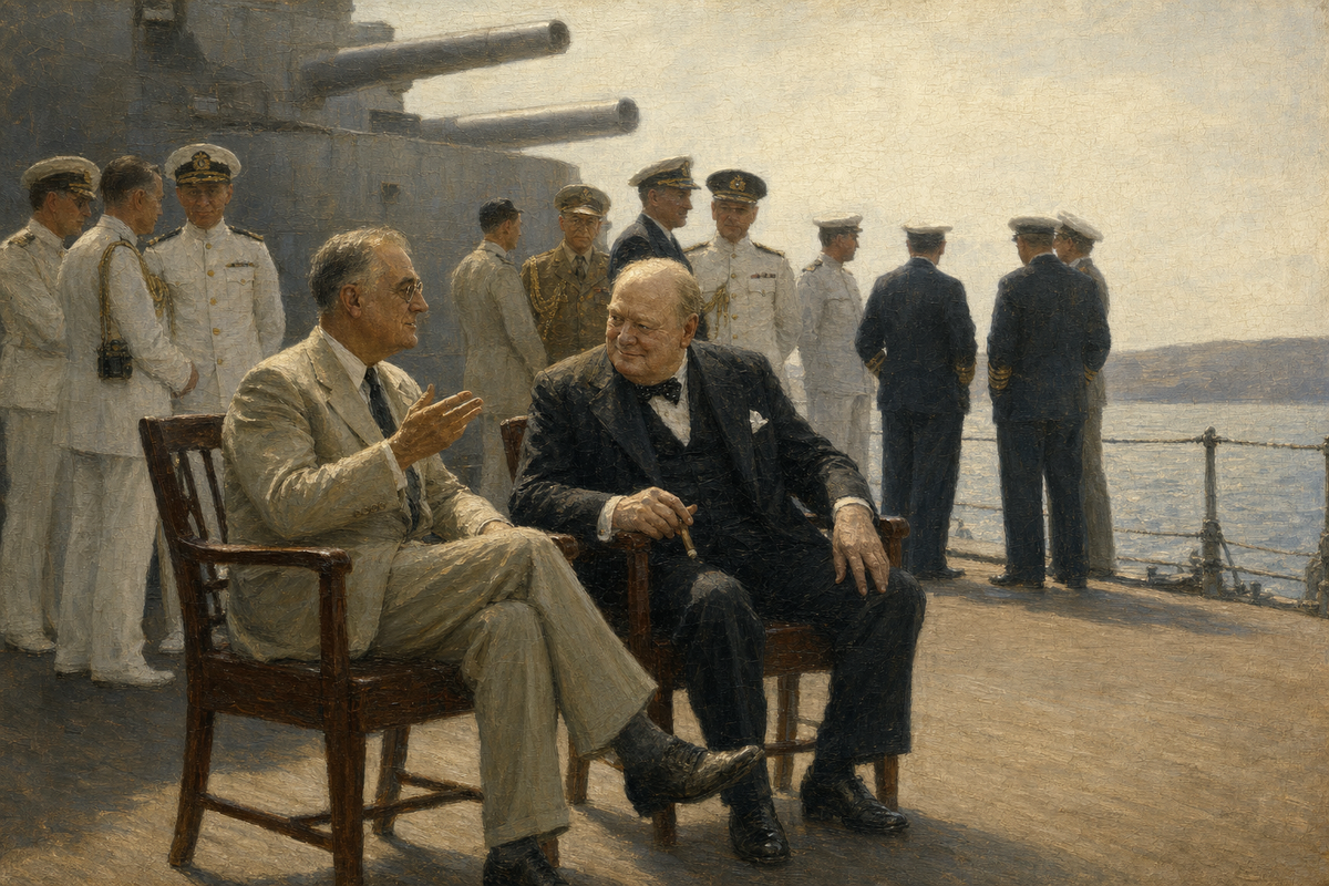 Placentia Bay, 1941 - detail of the artwork