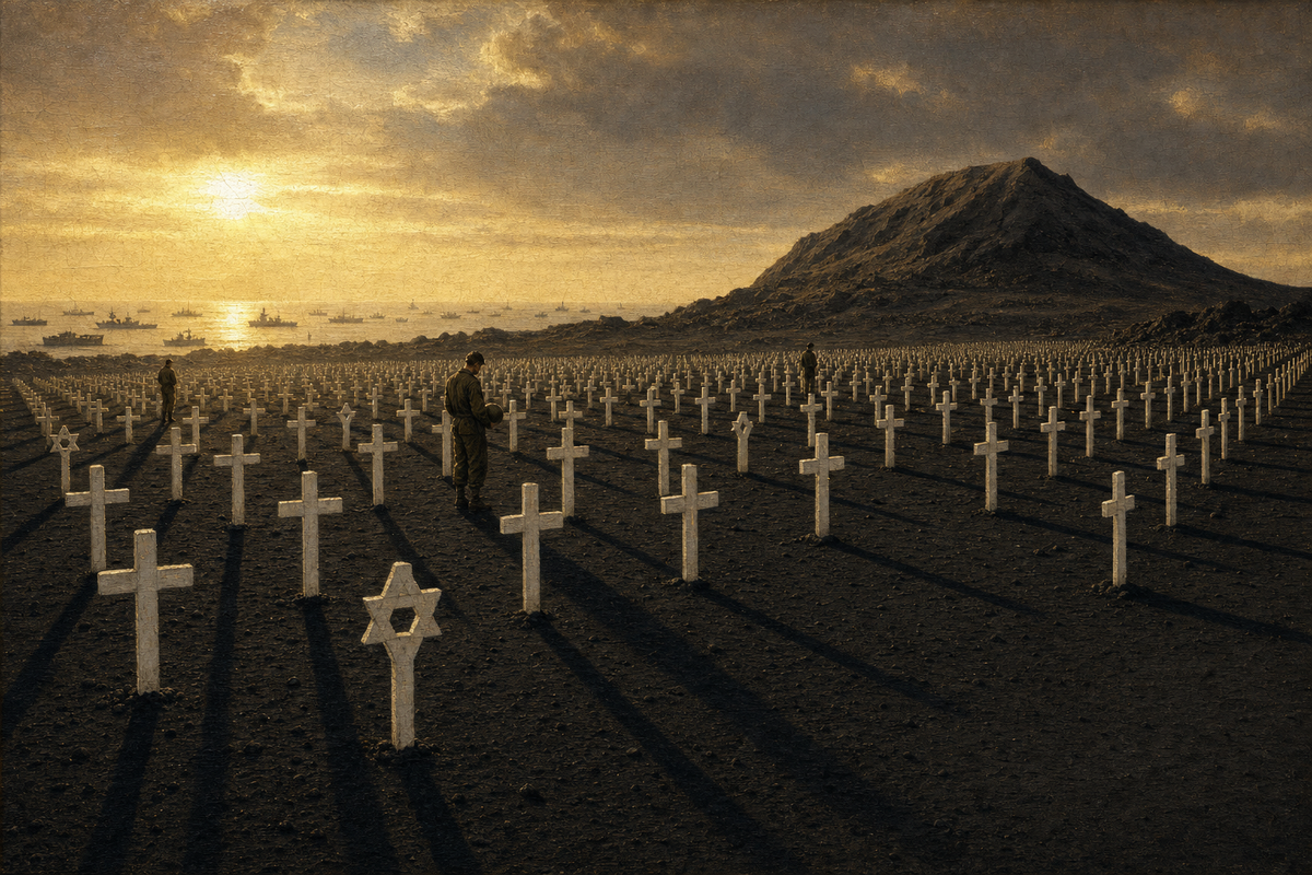 The 5th Marine Cemetery - detail of the artwork