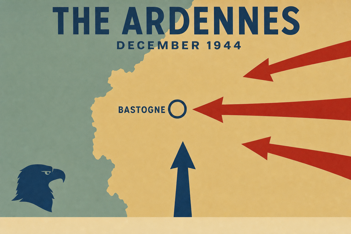 The Ardennes — Minimalist - detail of the artwork