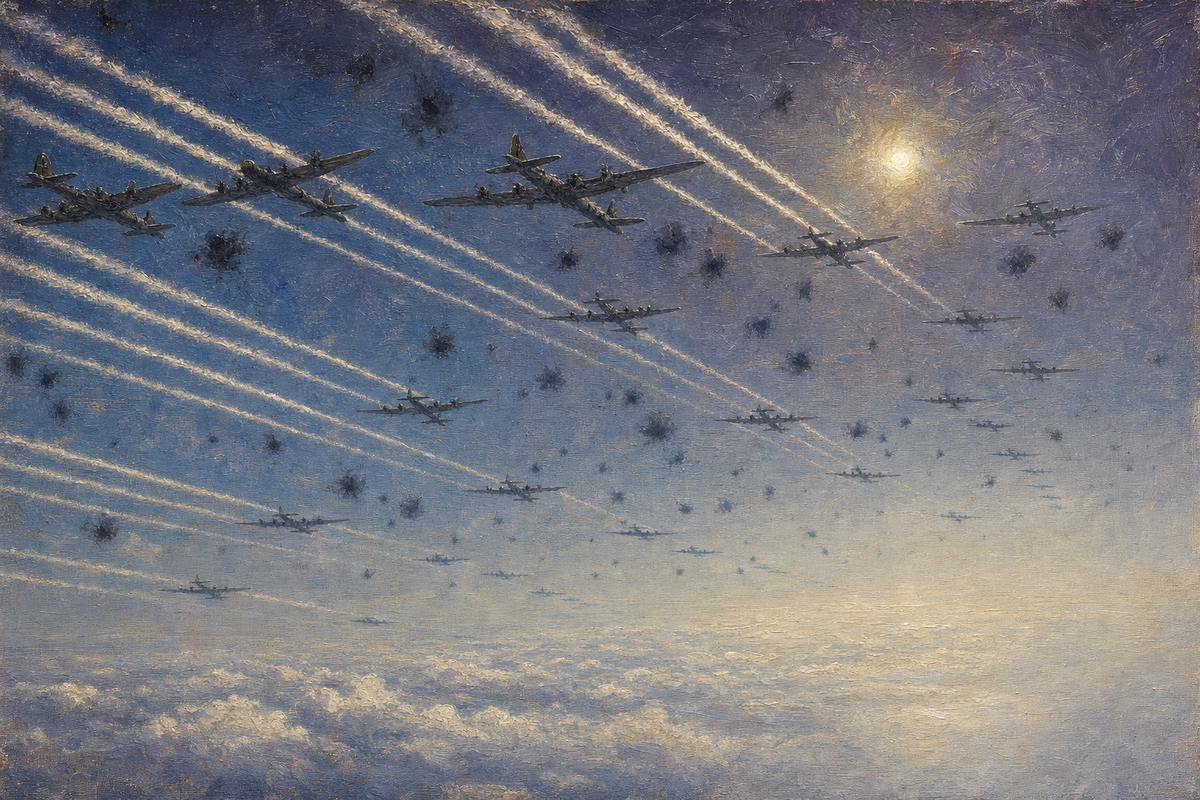 The Bomber Stream - detail of the artwork