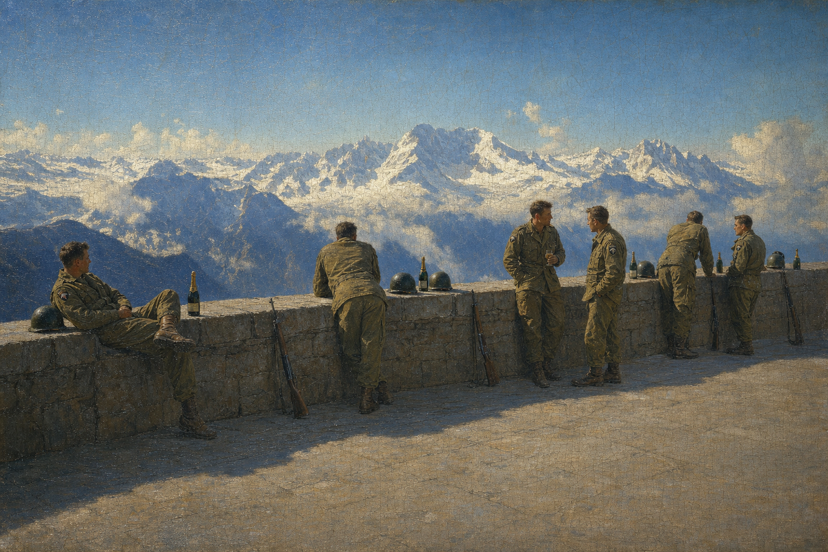 The Eagle's Nest, 1945 - detail of the artwork