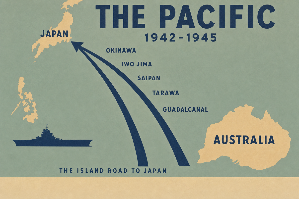 The Pacific — Minimalist - detail of the artwork